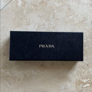 Prada box. Used for eye glass case! Box only.